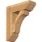 Ekena Millwork Legacy Slat Rough Sawn Bracket w/ Offset Brace, Western Red Cedar, 8"W x 24"D x 28"H BKT0806X24X28LEC06RWR - alternate 1